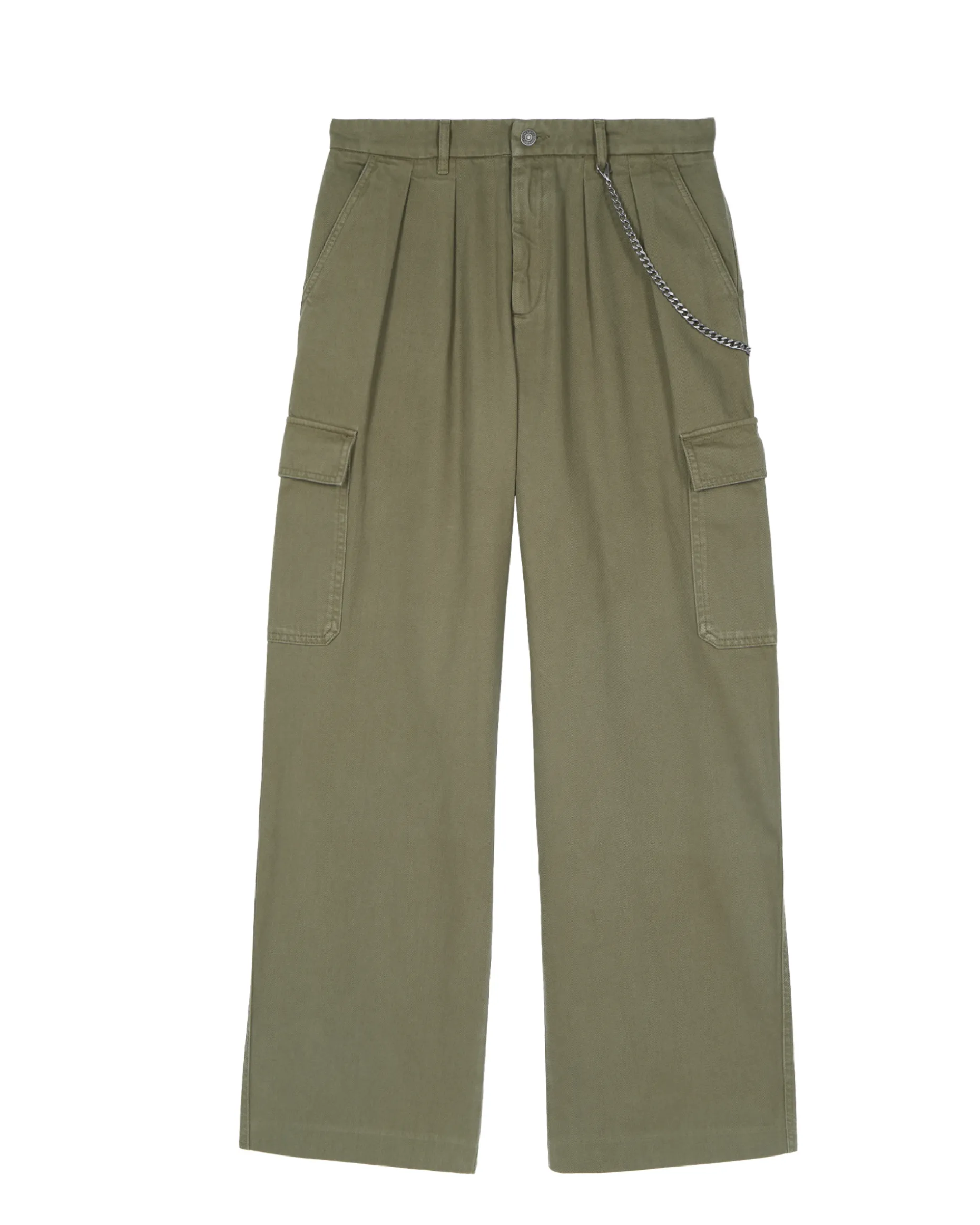 Pantalon cargo kaki