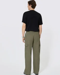 Pantalon cargo kaki