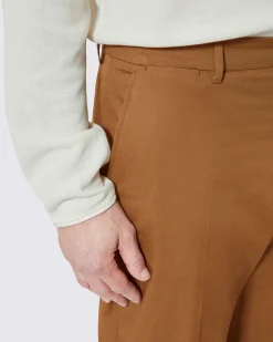 Pantalon chino bronze