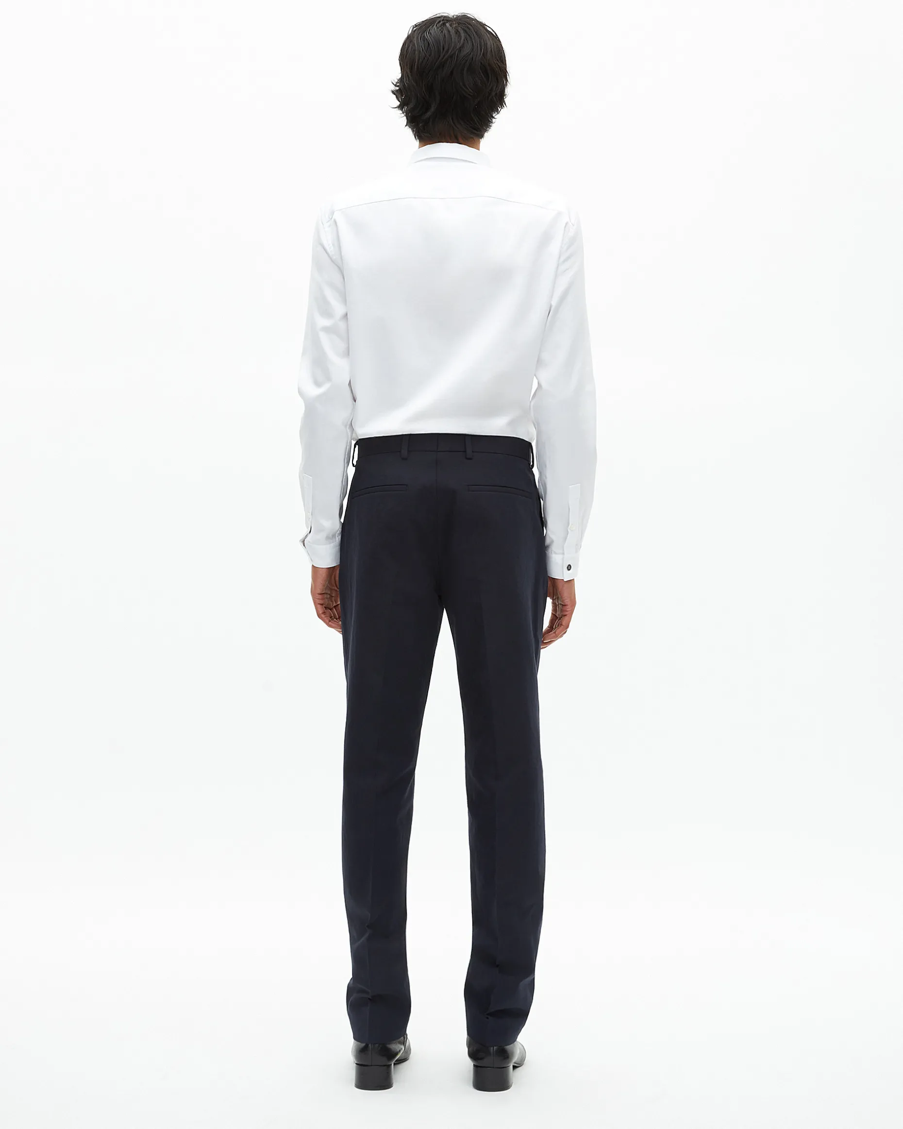 Pantalon de costume droit bleu marine