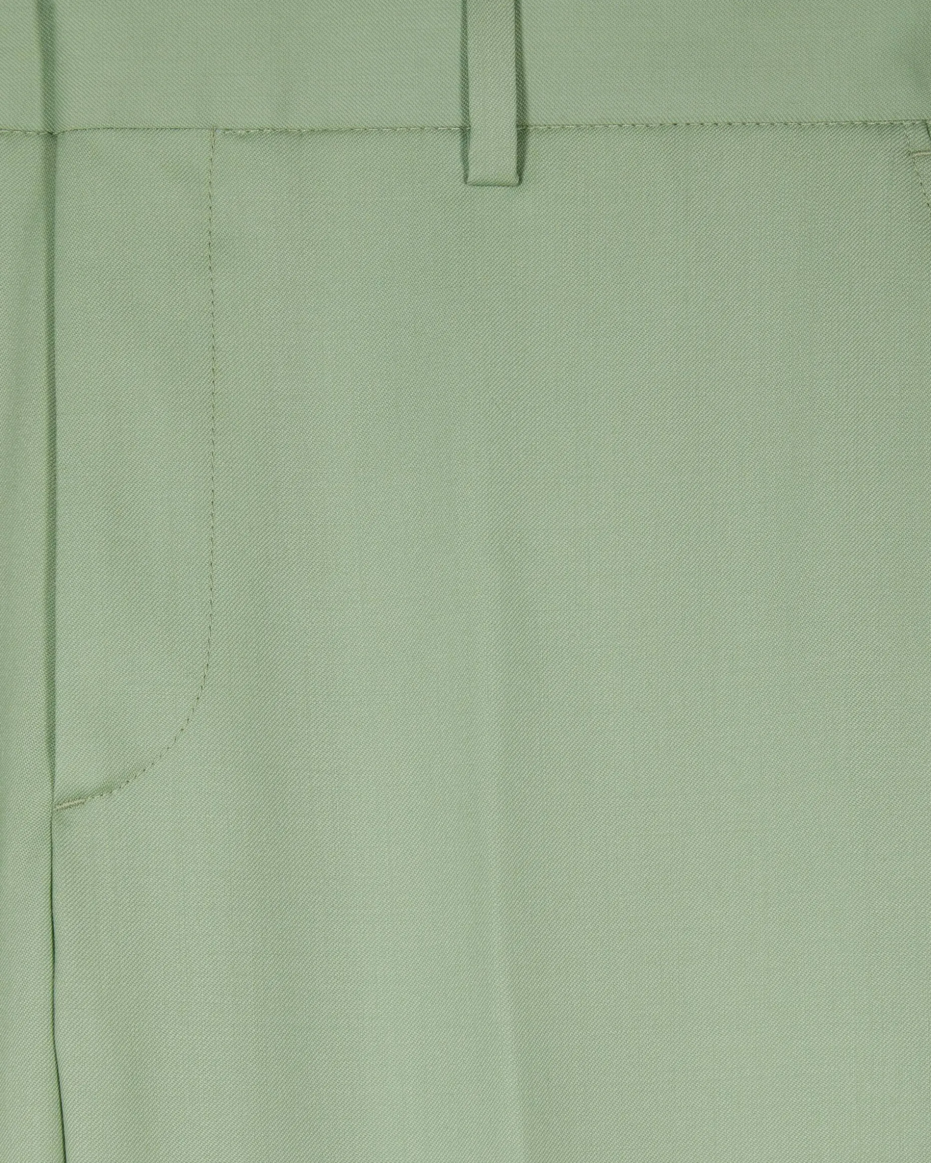 Pantalon de costume droit vert
