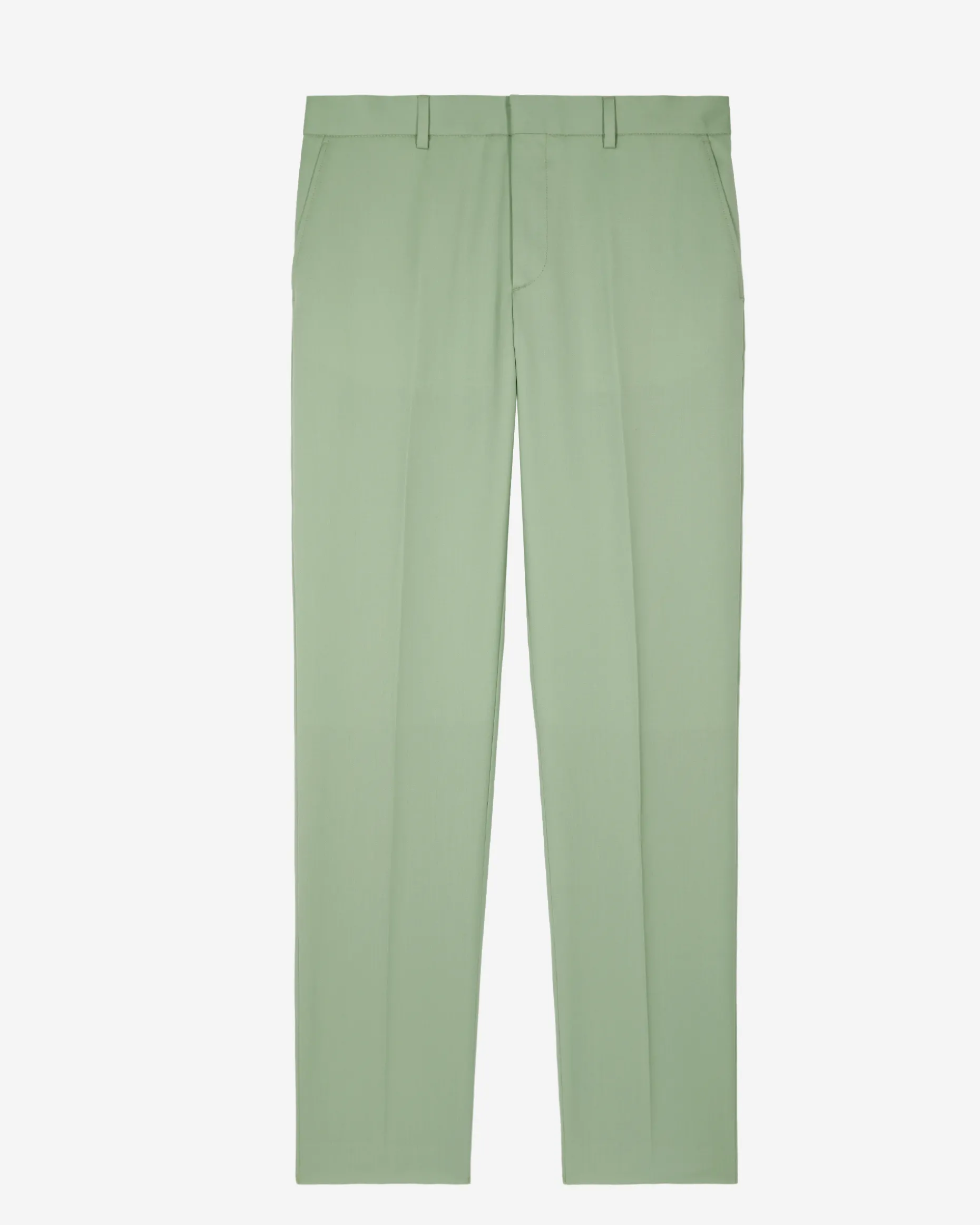 Pantalon de costume droit vert