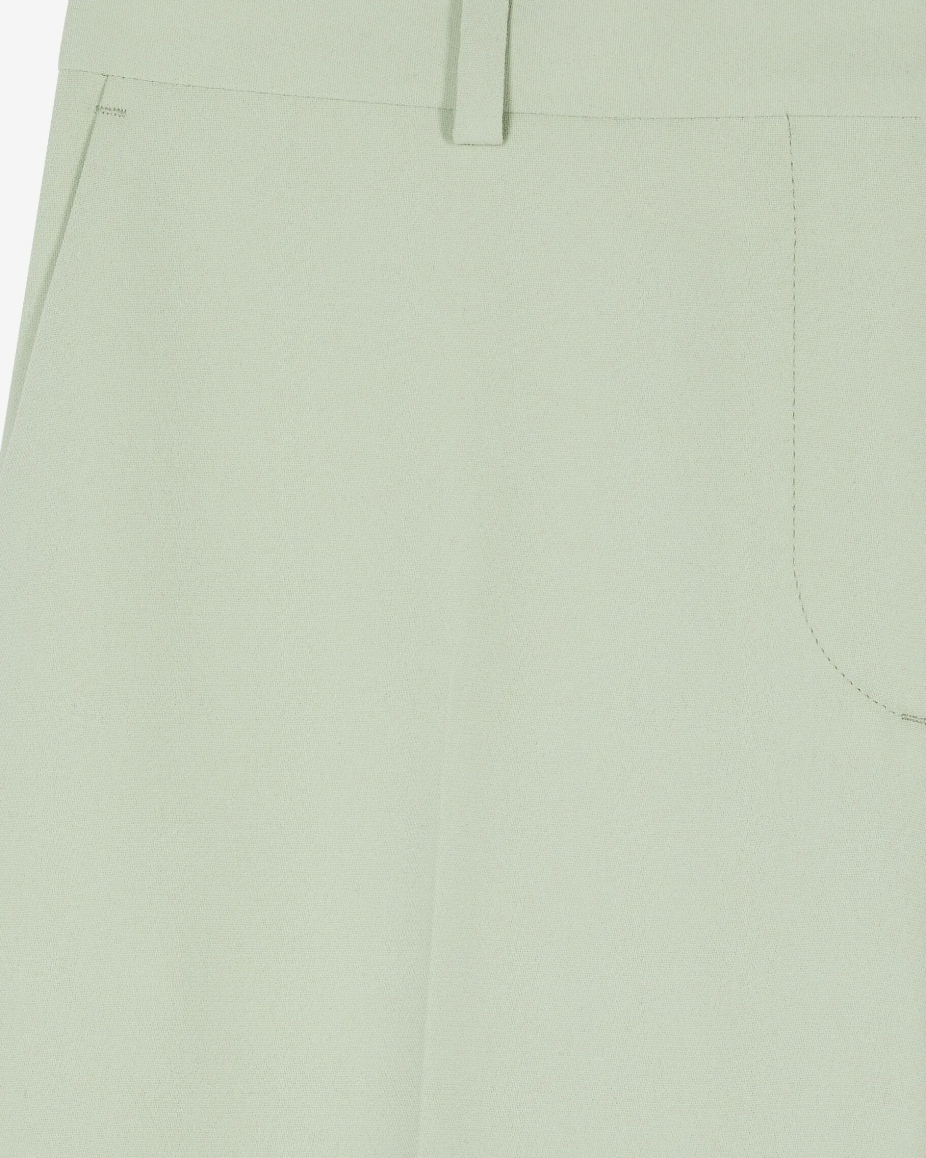 Pantalon de tailleur droit vert pastel
