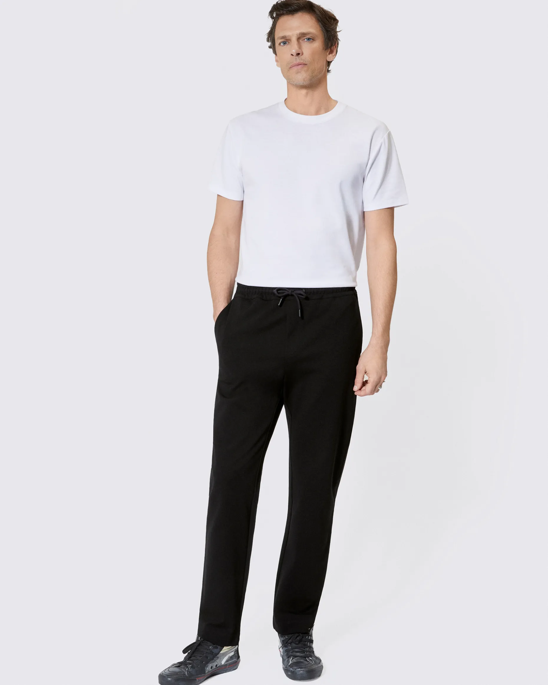Pantalon en milano noir