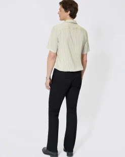 Pantalon jambe évasée noir