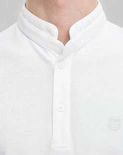 Polo col officier blanc