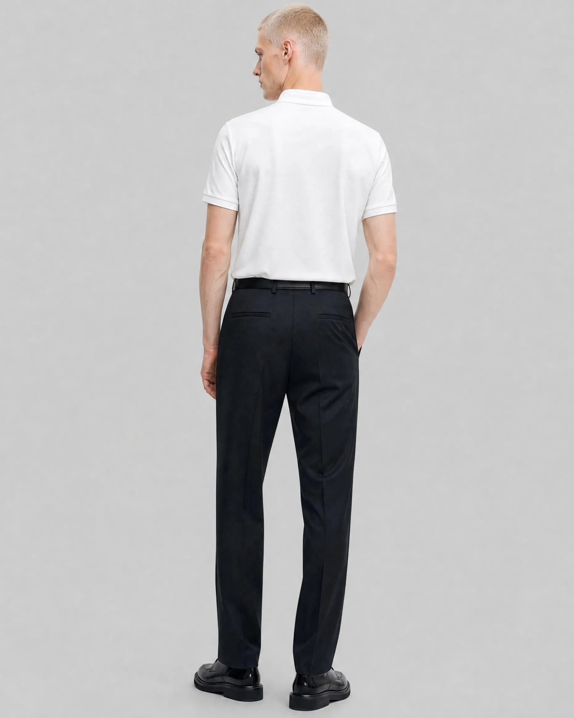 Polo col officier blanc