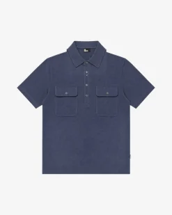 Polo manches courtes marine