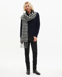 Pull col camionneur double face marine