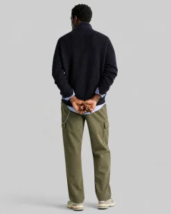 Pull col camionneur en laine marine