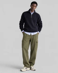 Pull col camionneur en laine marine