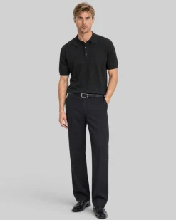 Pull col polo noir