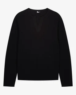 Pull col tunisien noir