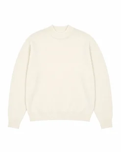 Pull en laine et cachemire ecru