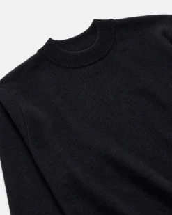 Pull en laine et cachemire noir