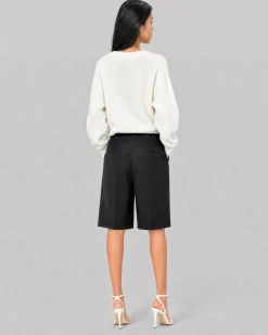 Pull en laine mérinos écru