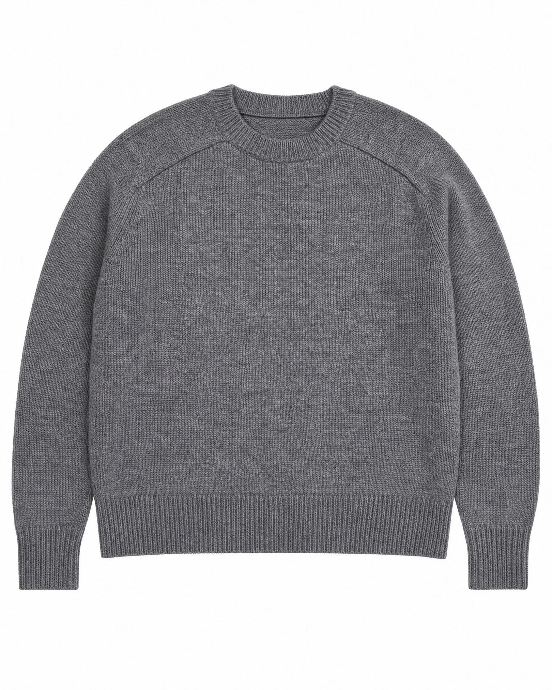 Pull en laine mérinos gris