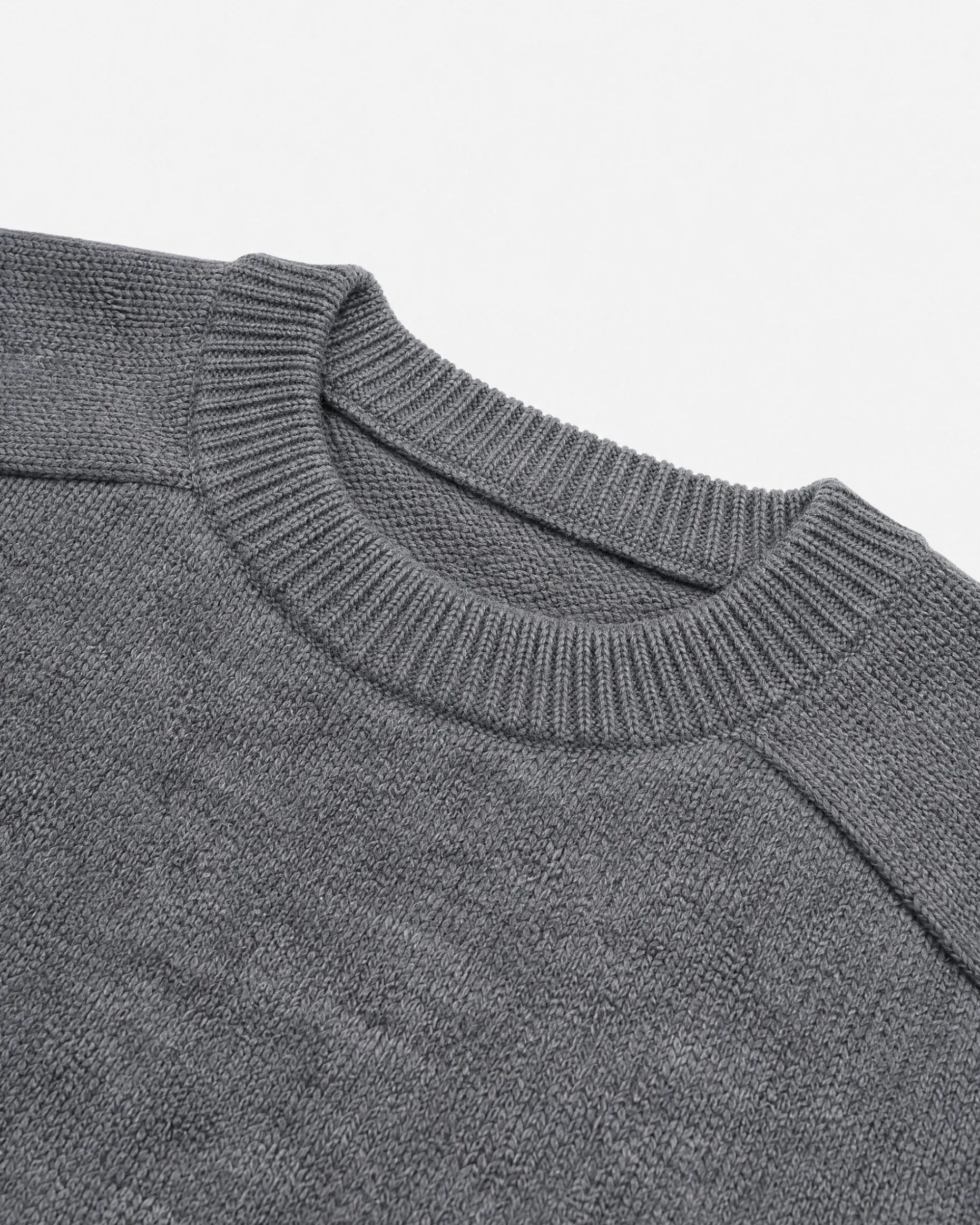 Pull en laine mérinos gris