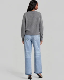 Pull en laine mérinos gris