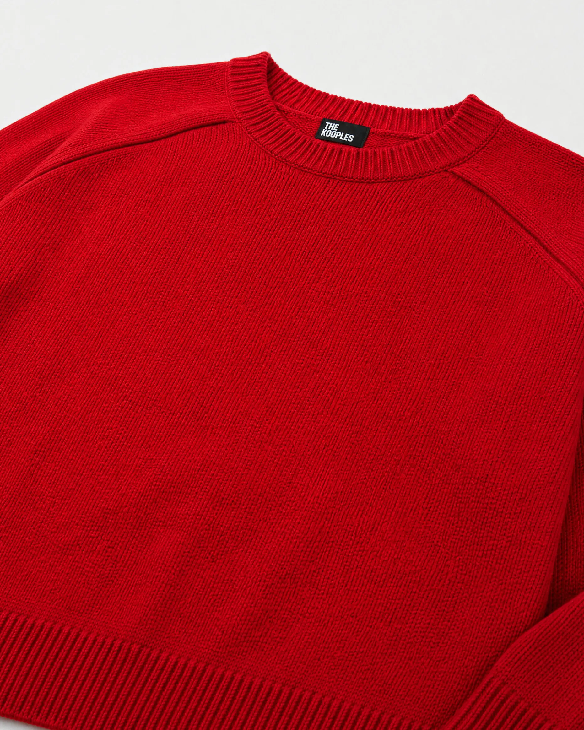 Pull en laine mérinos rouge