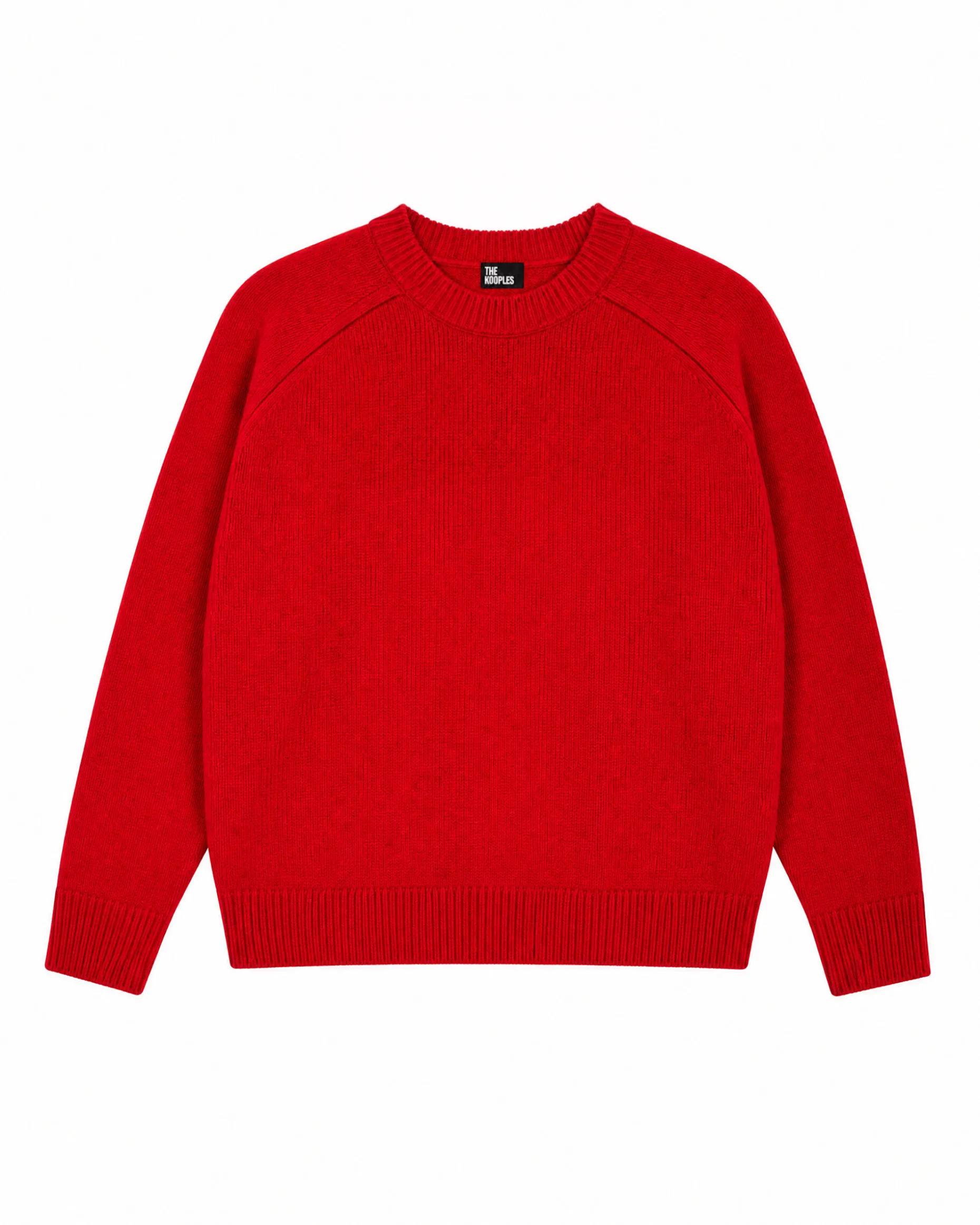 Pull en laine mérinos rouge