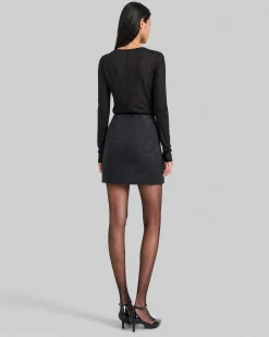 Pull en maille fine noir