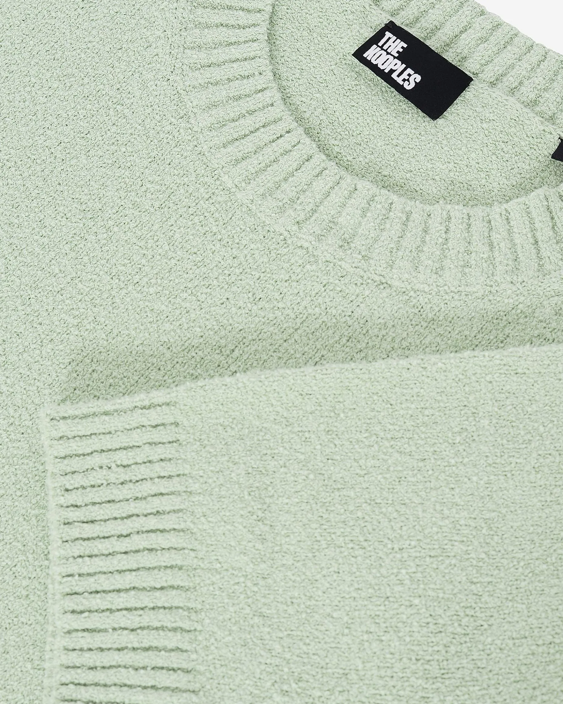Pull manches courtes vert amande