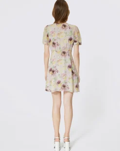 Robe courte imprimé fleuri