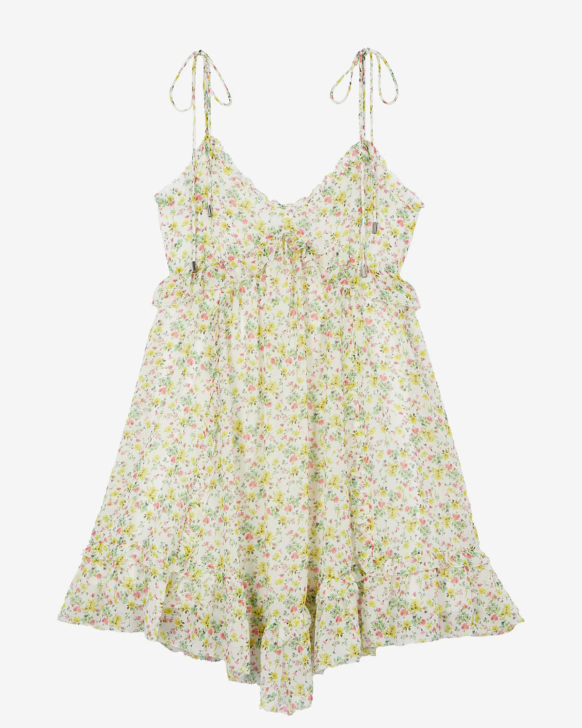 Robe courte imprimé fleuri