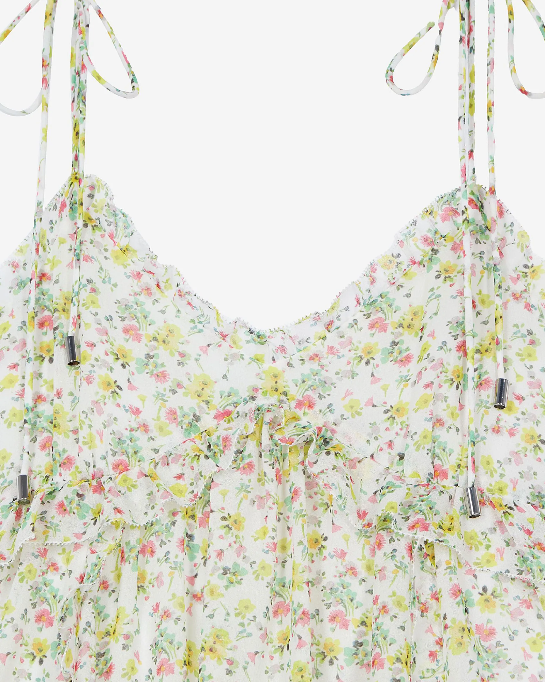 Robe courte imprimé fleuri
