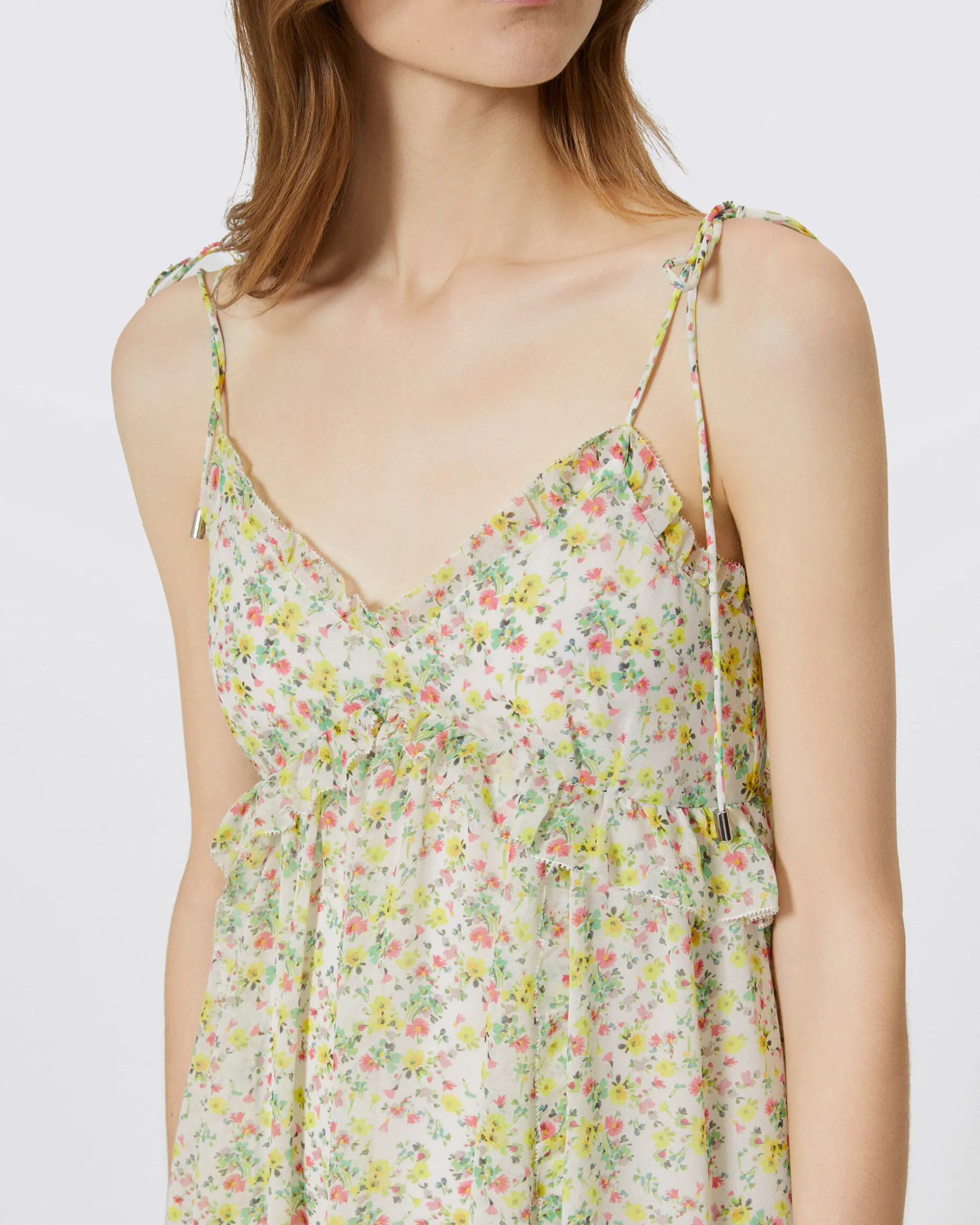 Robe courte imprimé fleuri