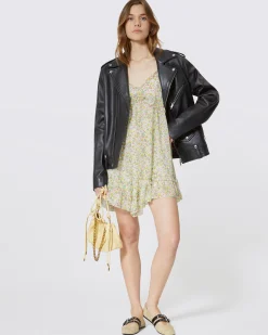 Robe courte imprimé fleuri