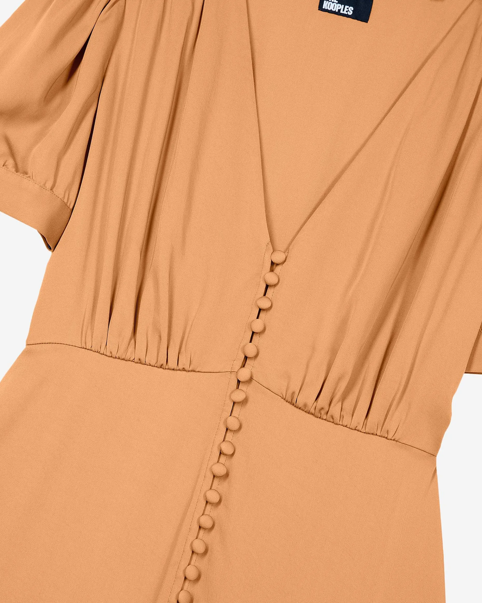 Robe courte orange clair