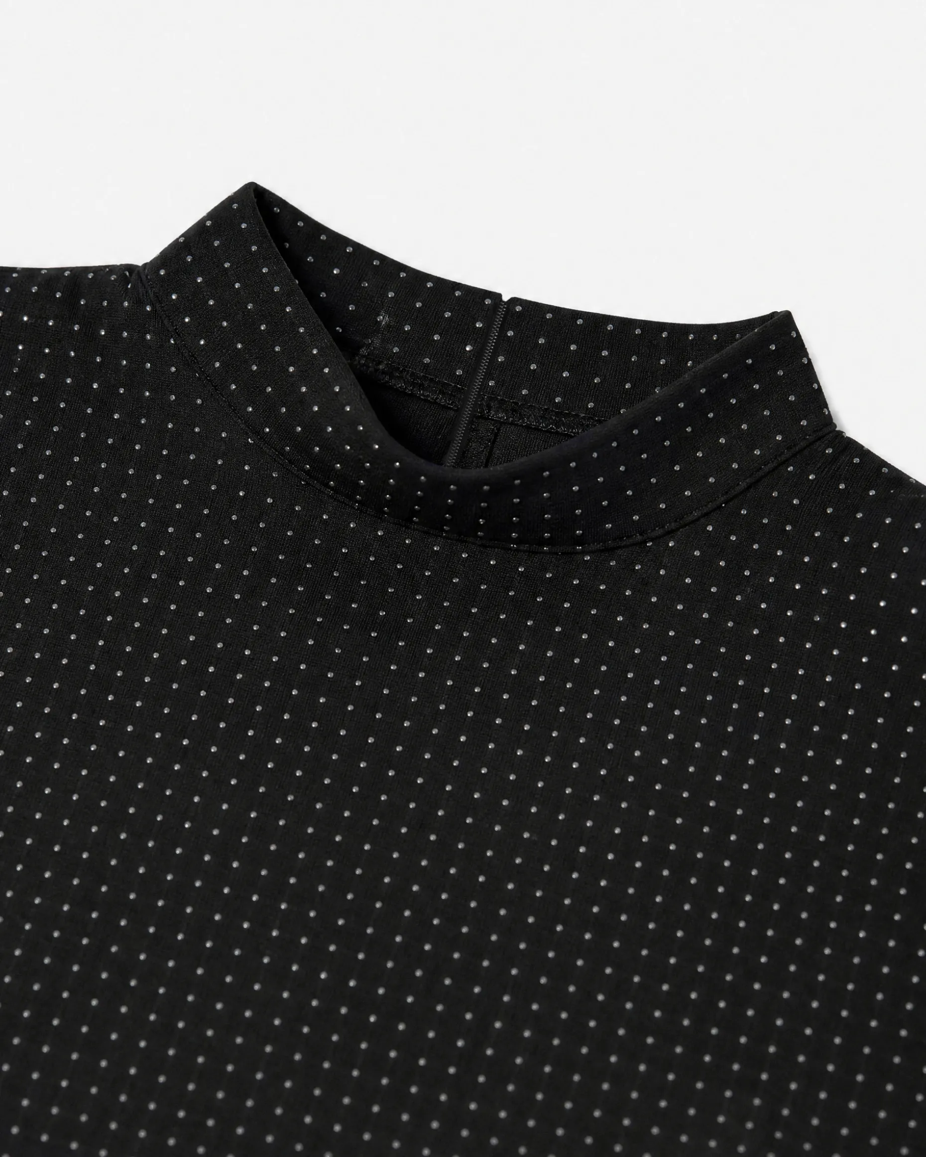 Robe courte strassée noire