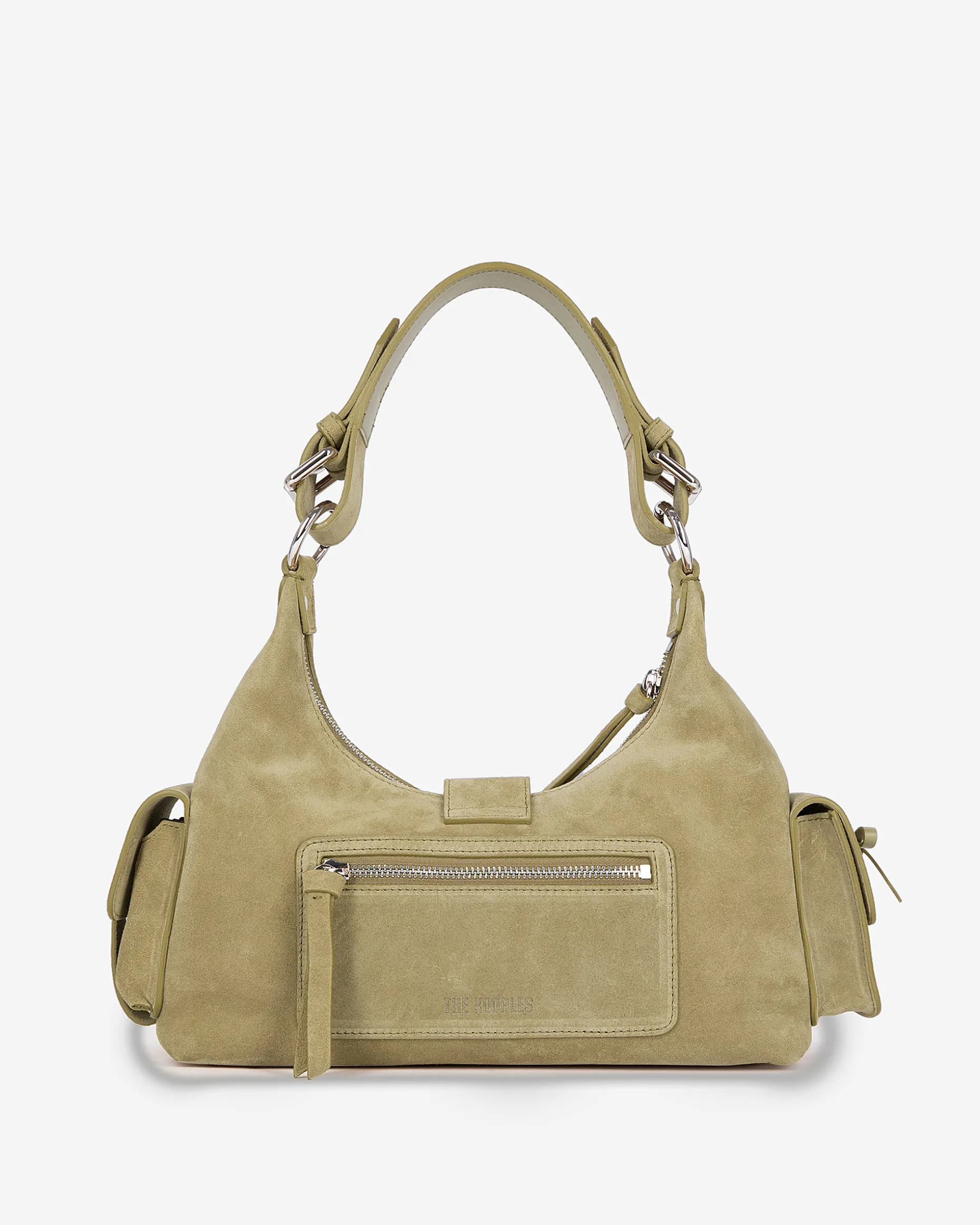 Sac Amelia en cuir suède camel