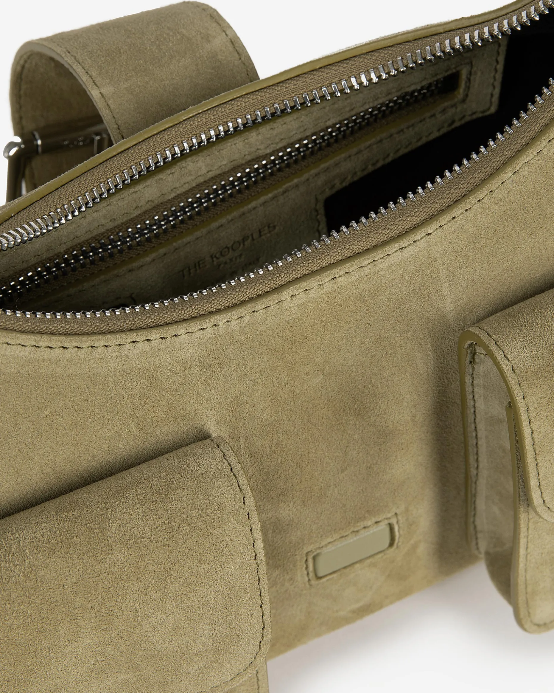 Sac Amelia en cuir suède camel