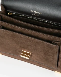 Sac Emily small en suède marron