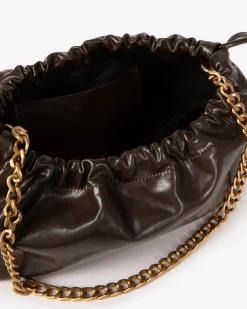 Sac Taylor en cuir recyclé marron