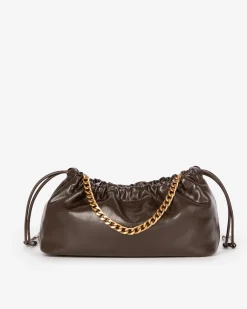 Sac Taylor en cuir recyclé marron
