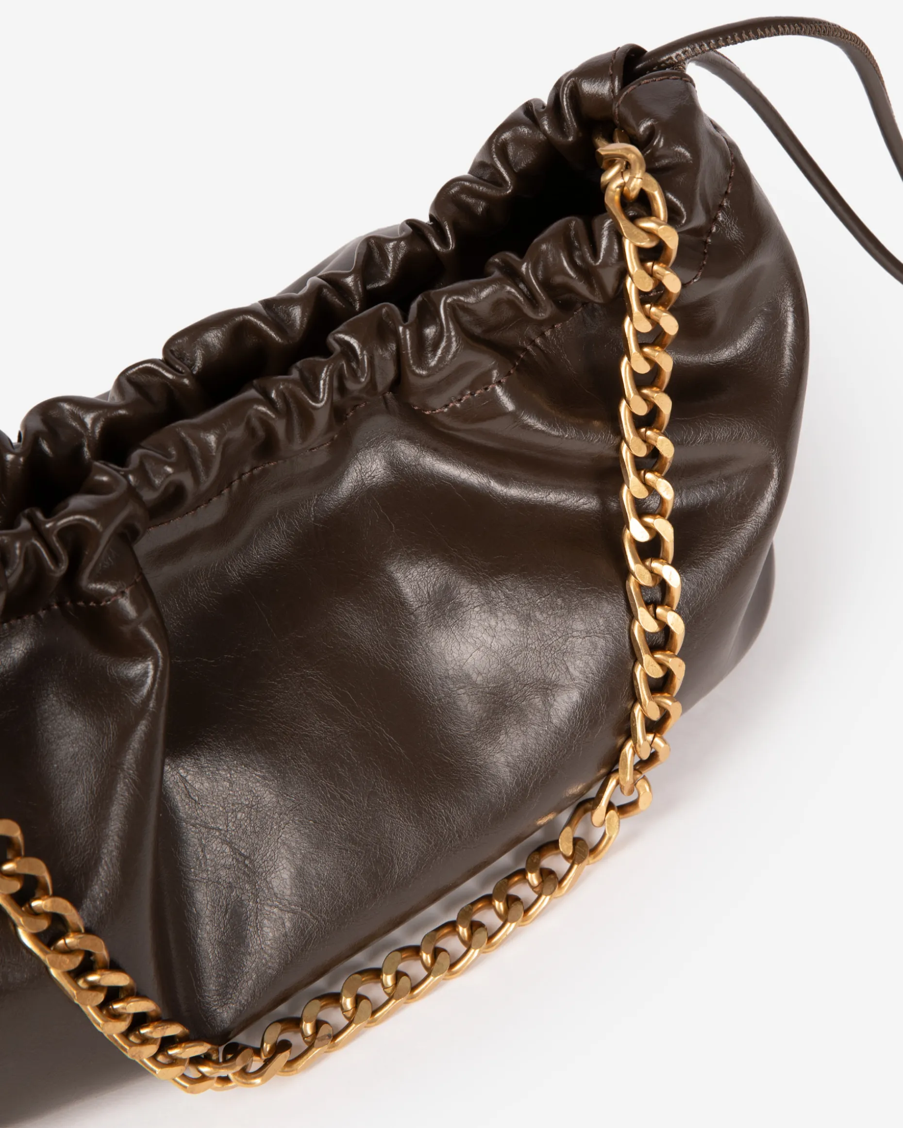 Sac Taylor en cuir recyclé marron