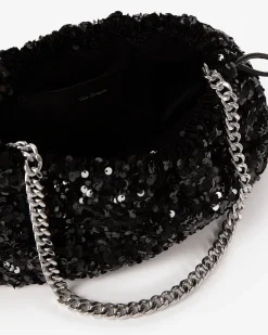 Sac Taylor à sequins noir
