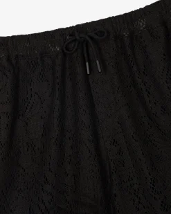 Short en dentelle noir