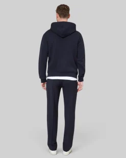 Sweatshirt à capuche avec logo marine