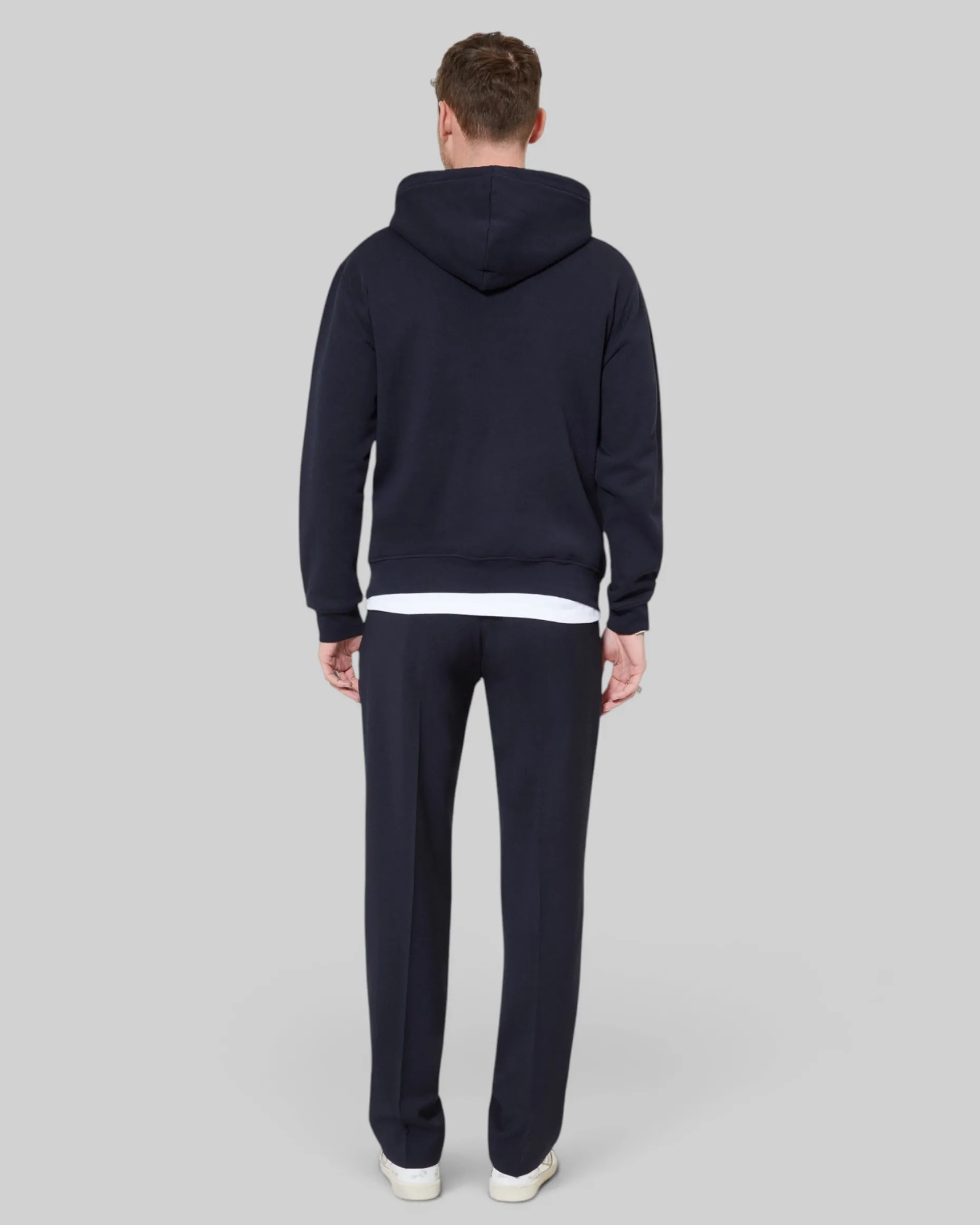 Sweatshirt à capuche avec logo marine