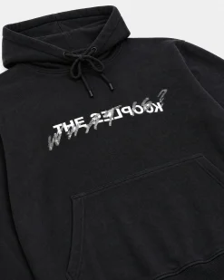 Sweatshirt à capuche What Is avec strass noir