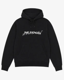 Sweatshirt à capuche What Is avec strass noir