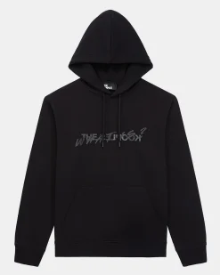 Sweatshirt à capuche What Is noir