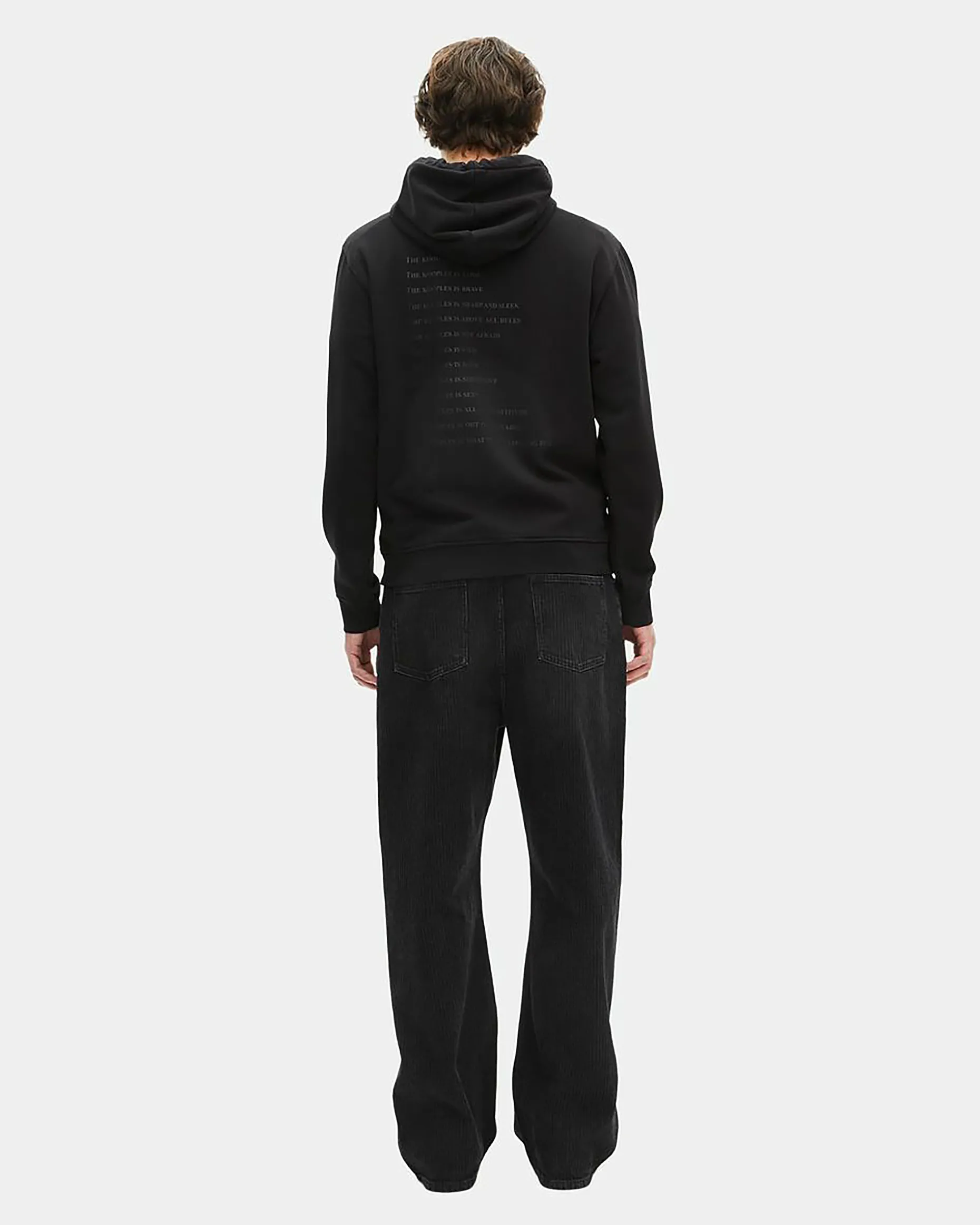 Sweatshirt à capuche What Is noir