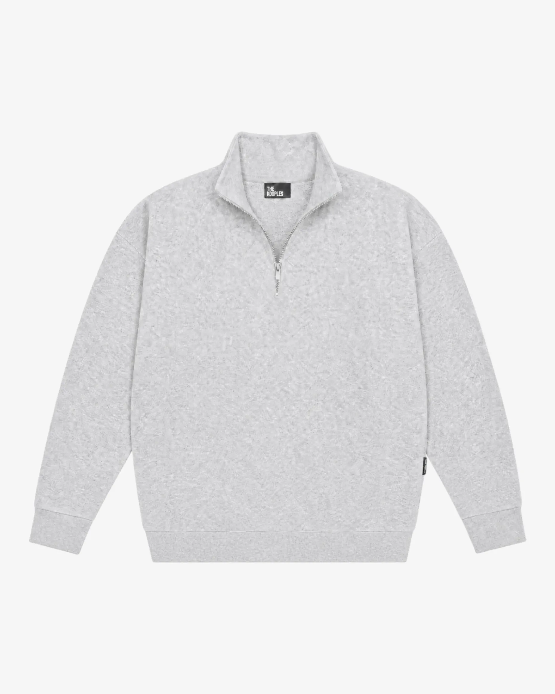 Sweatshirt col camionneur gris