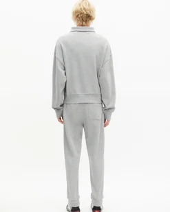 Sweatshirt col camionneur gris